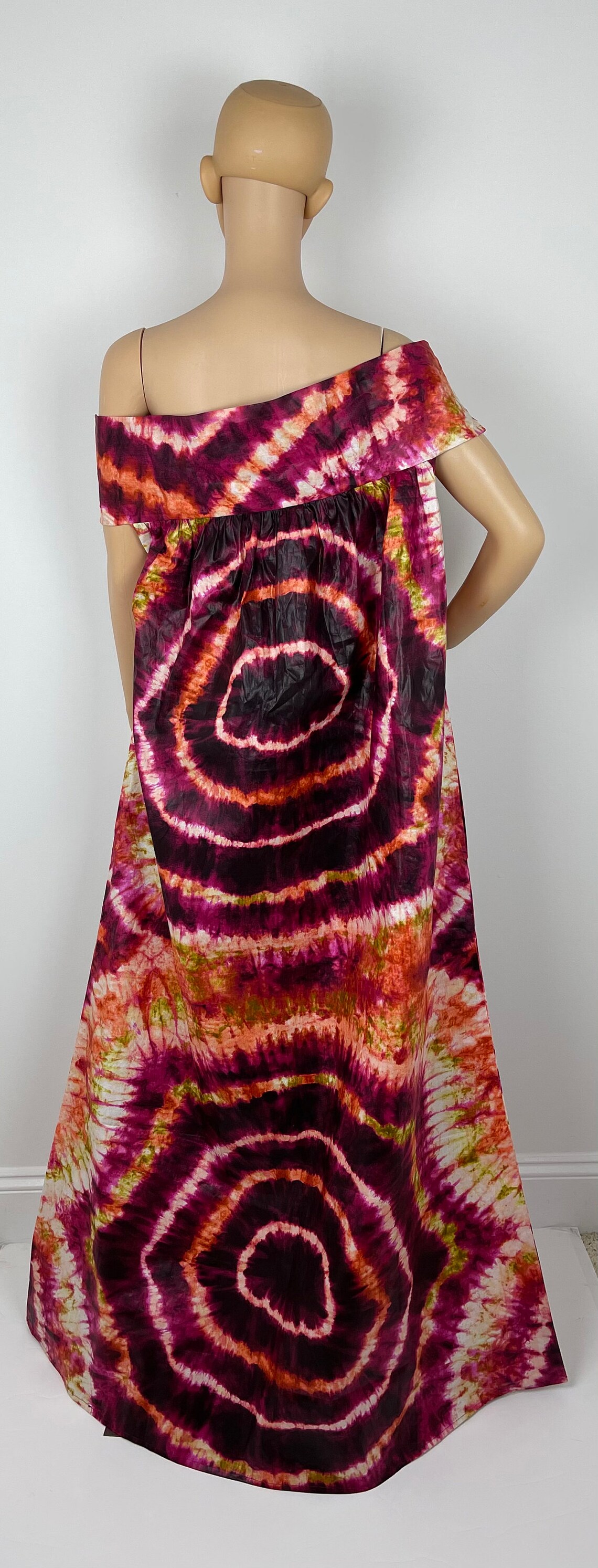 African print Ankara Tie Dye Maxi Dress | Etsy