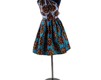 African print Ankara Infinity Midi Dress