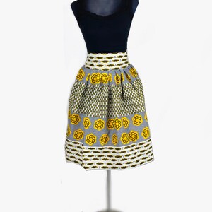 African Print Ankara  Mini Skirt