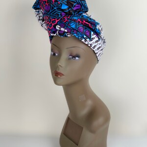 Impresión africana Ankara Head Wrap