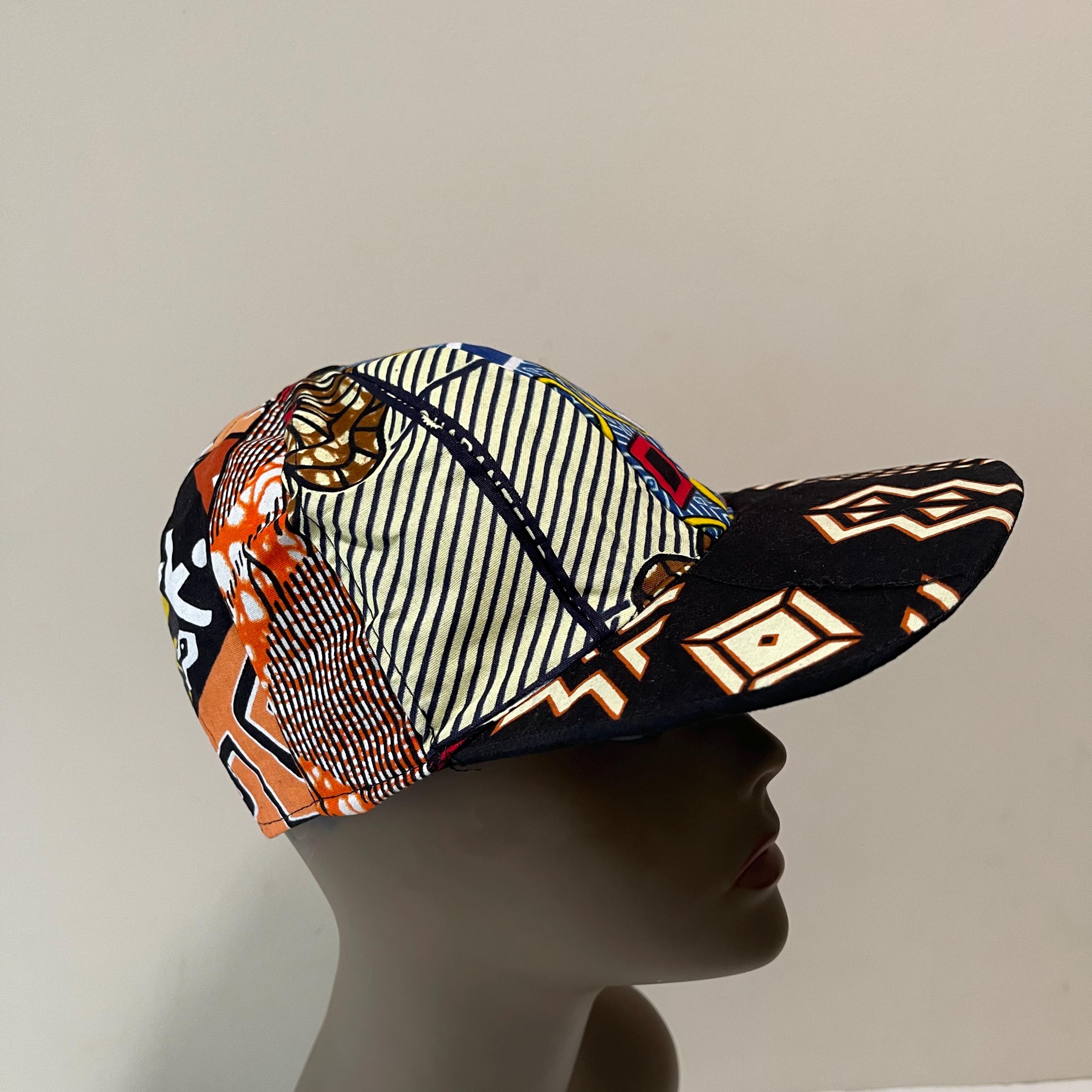 African Print Ankara Handmade Multicolor Bohemian Patchwork Baseball Cap African Print Ankara Handmade Multicolor | Mercari main image 3