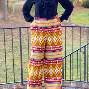African print Ankara Palazzo Pants