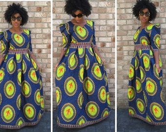 Ankara Maxi Dress