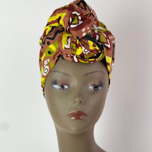 African print Ankara Head Wrap Multicolor Bohemian Headwrap Ankara Turban
