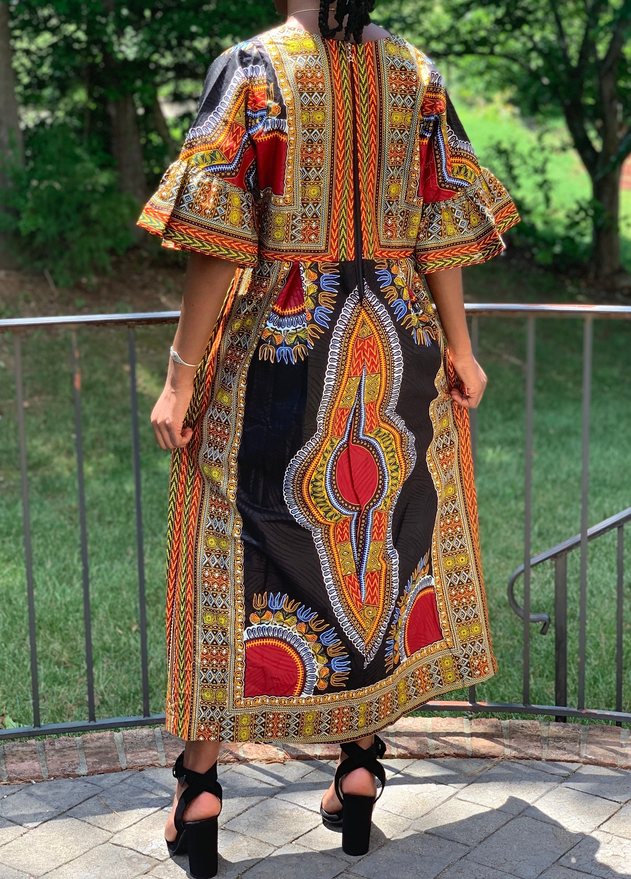 Dashiki Ankle Dress | Etsy