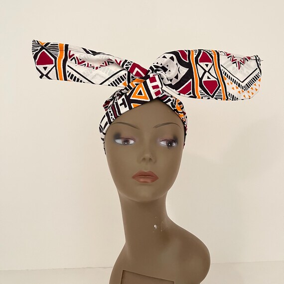 White Multicolor Colorful Tribal Print Geometric Patterned  display picture 2