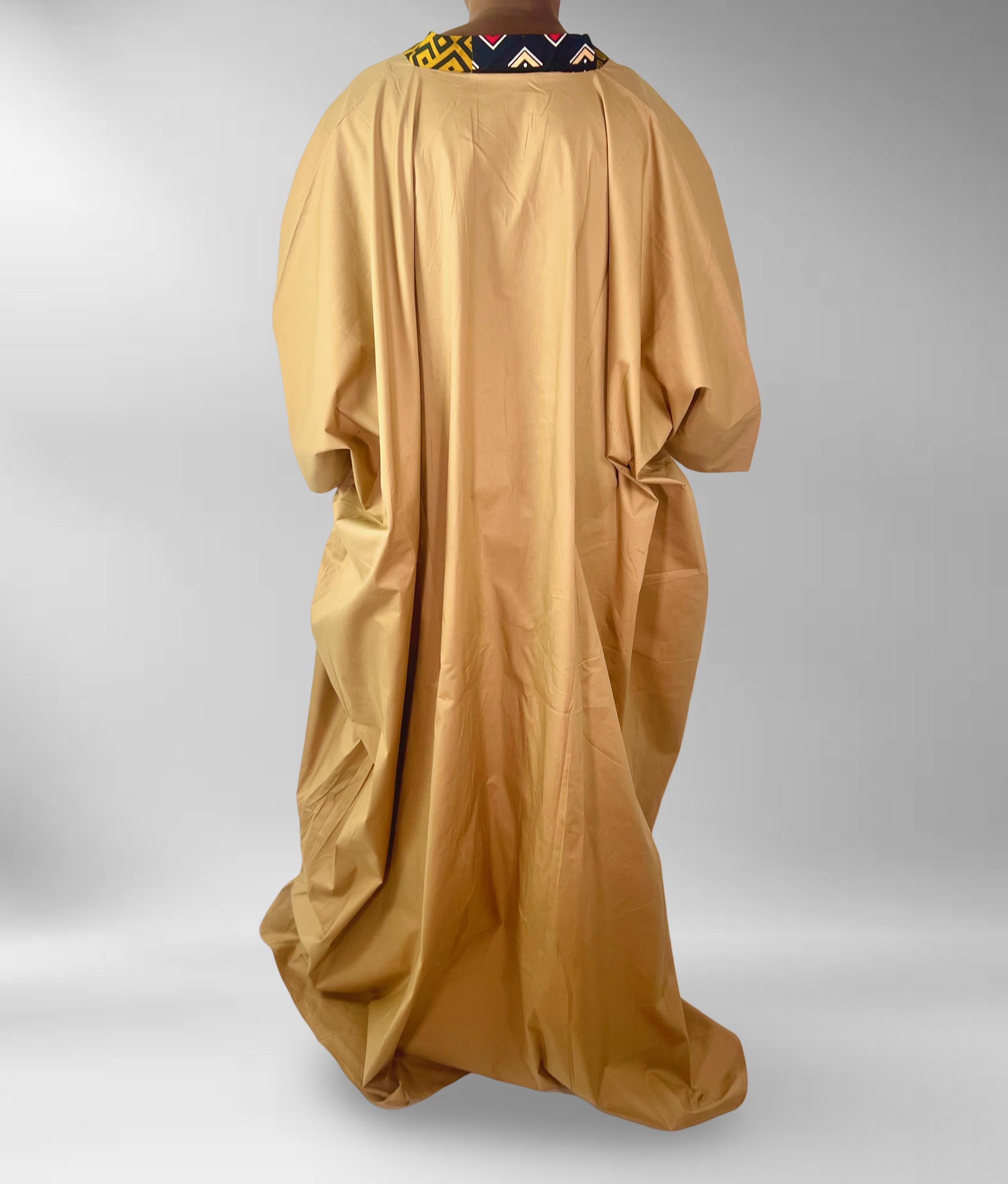 Crew Neck 3/4 Sleeve Split Kaftan Maxi Dress (OS) (Pack of 6) main image 1