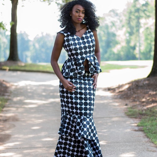 African Print Ankara shops three Piece Set