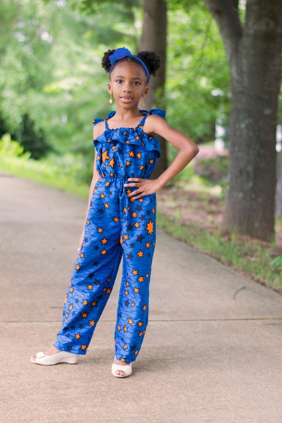 ankara jumpsuit for baby girl