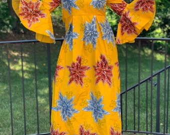 African Print Ankara  Maxi kaftan  Dress