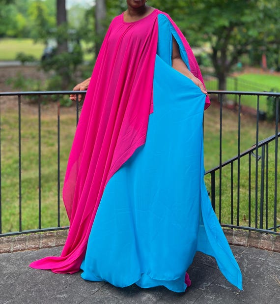 sachin and babi light blue dress Ophelia Chiffon Maxi Dress