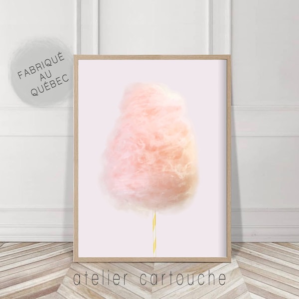 Cotton Candy Art Etsy