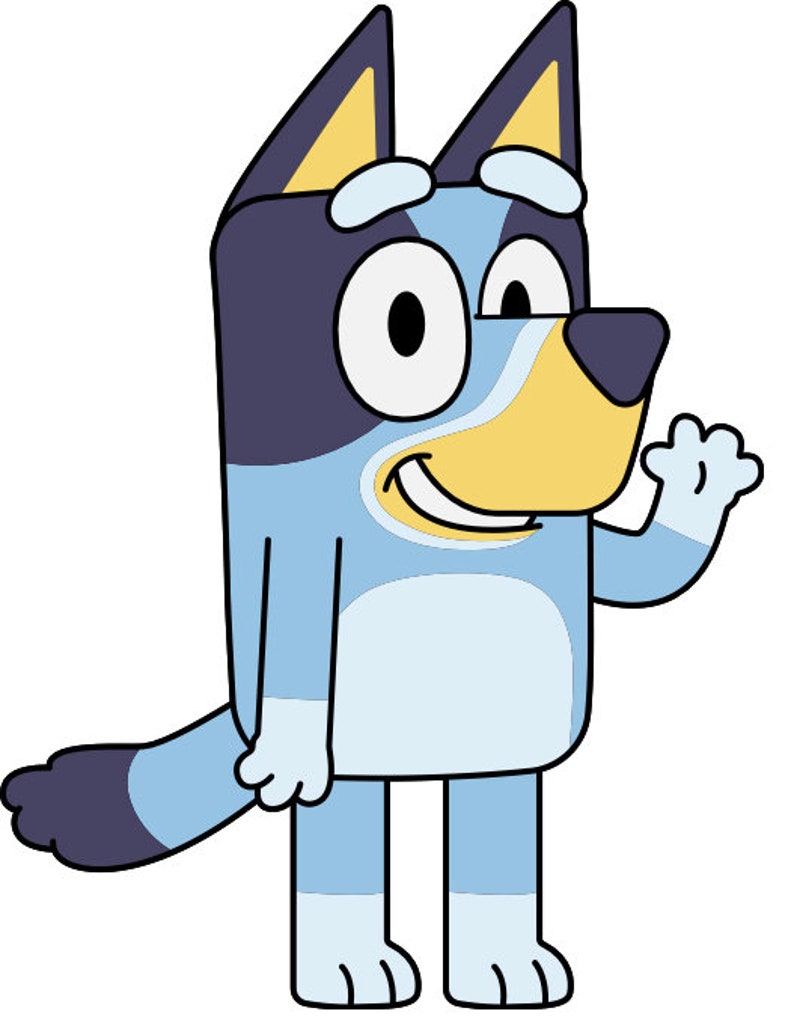 Bluey SVG PNG Bluey Show Files Logo for Cricut Design Space - Etsy Canada