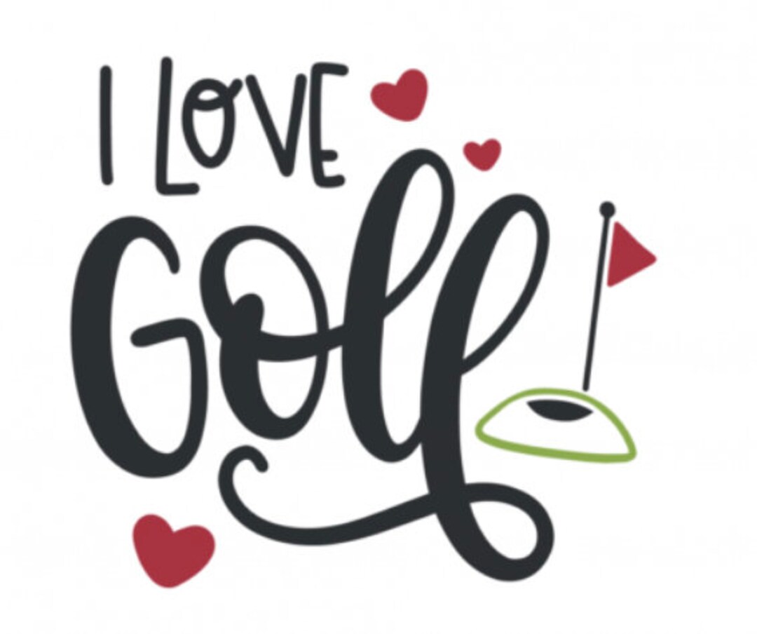 Golf Svg & PNG DXF Files Logo for Cricut Design Space and Etsy