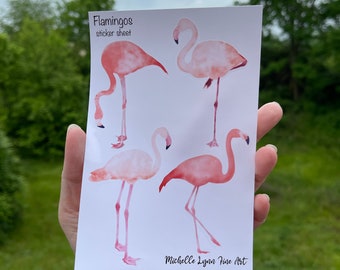 Pink Flamingos, Planner Stickers, Scrapbooking, Art, Bullet Journal