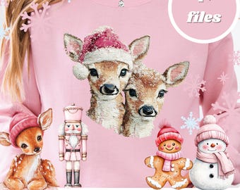 Hand-Painted Christmas PNG Bundle: Winter Holiday Designs (Digital Download)
