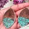 Turquoise Safety Pin Keychain main image 0