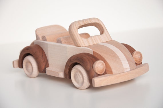 wooden push car