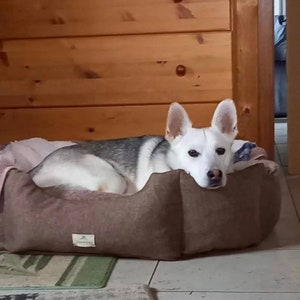 Fabric dog beds, octagonal, machine washable, many colors and sizes, Made in Germany