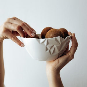 Porcelain Bowl, Ceramic soup bowl, Home decore