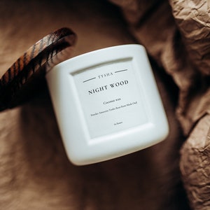 Strong Scented Candles, Coconut Wax Ecofriendly, Natural And Vegan Home Fragrance, Medium/Large, Autumn/Winter Scents