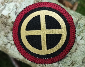 SMALL CIRCLED CROSS (Patch, Ø 41mm / 0.16in)
