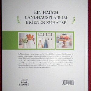 Buch Modern Country Living von Liz Fourez. Muster/Mängel Exemplar Bild 2