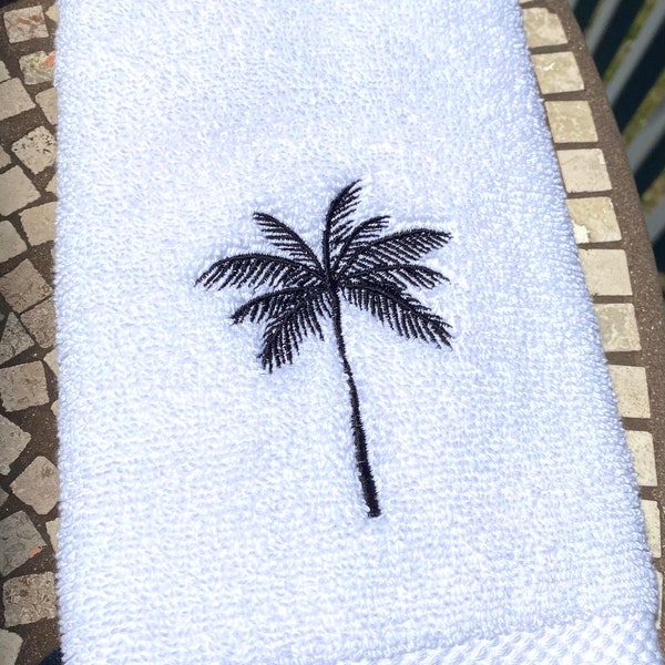 Palm Tree Towels Etsy