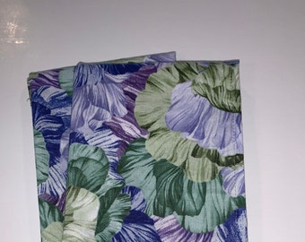 Green Blue Purple Leaves, reusable napkin, table napkin, dinner napkin, fabric napkin, cloth napkin, cloth dinner napkin, fabric napkins