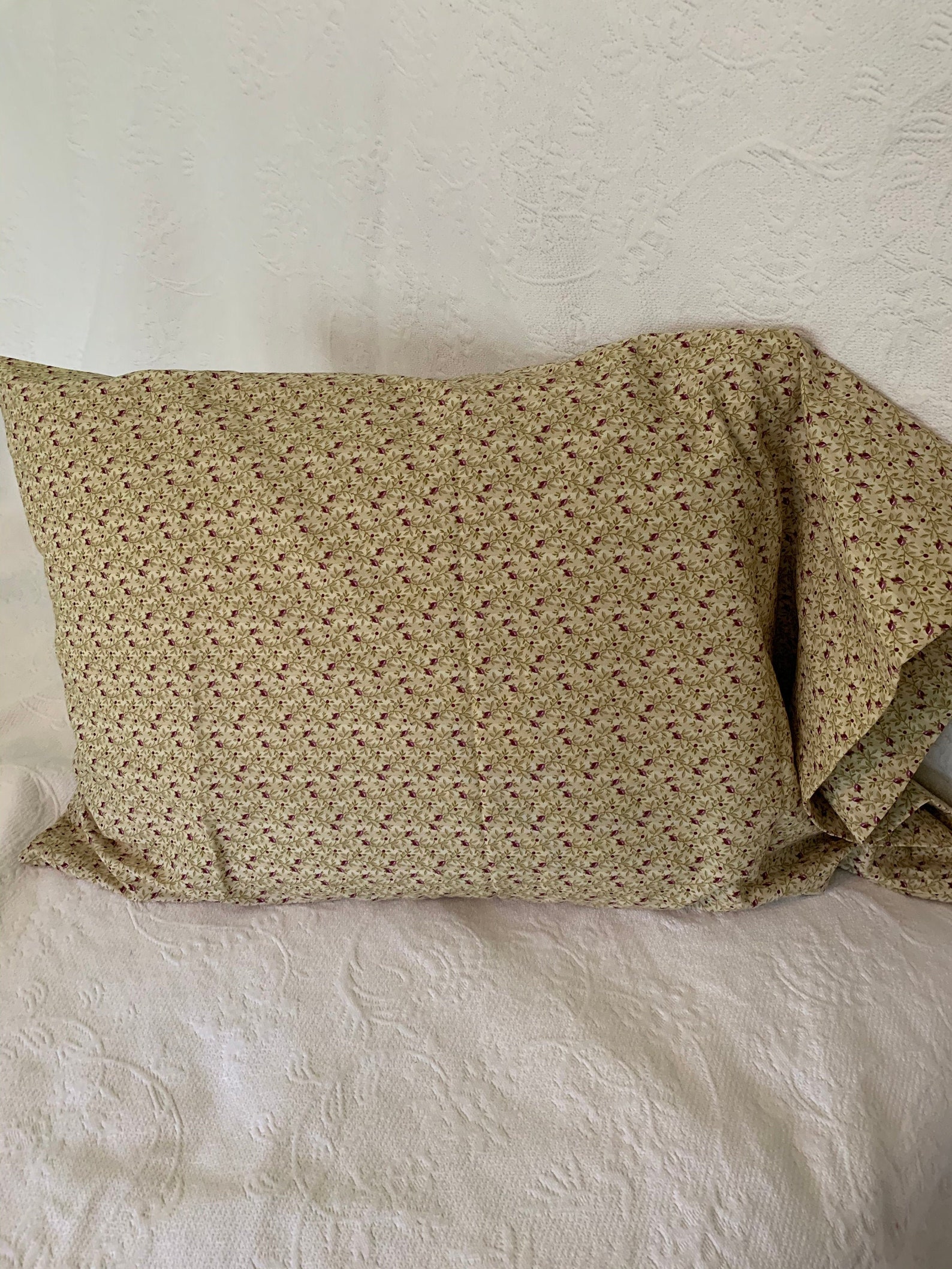 Queen Pair Pillowcase Handmade Pillowcases Floral Etsy