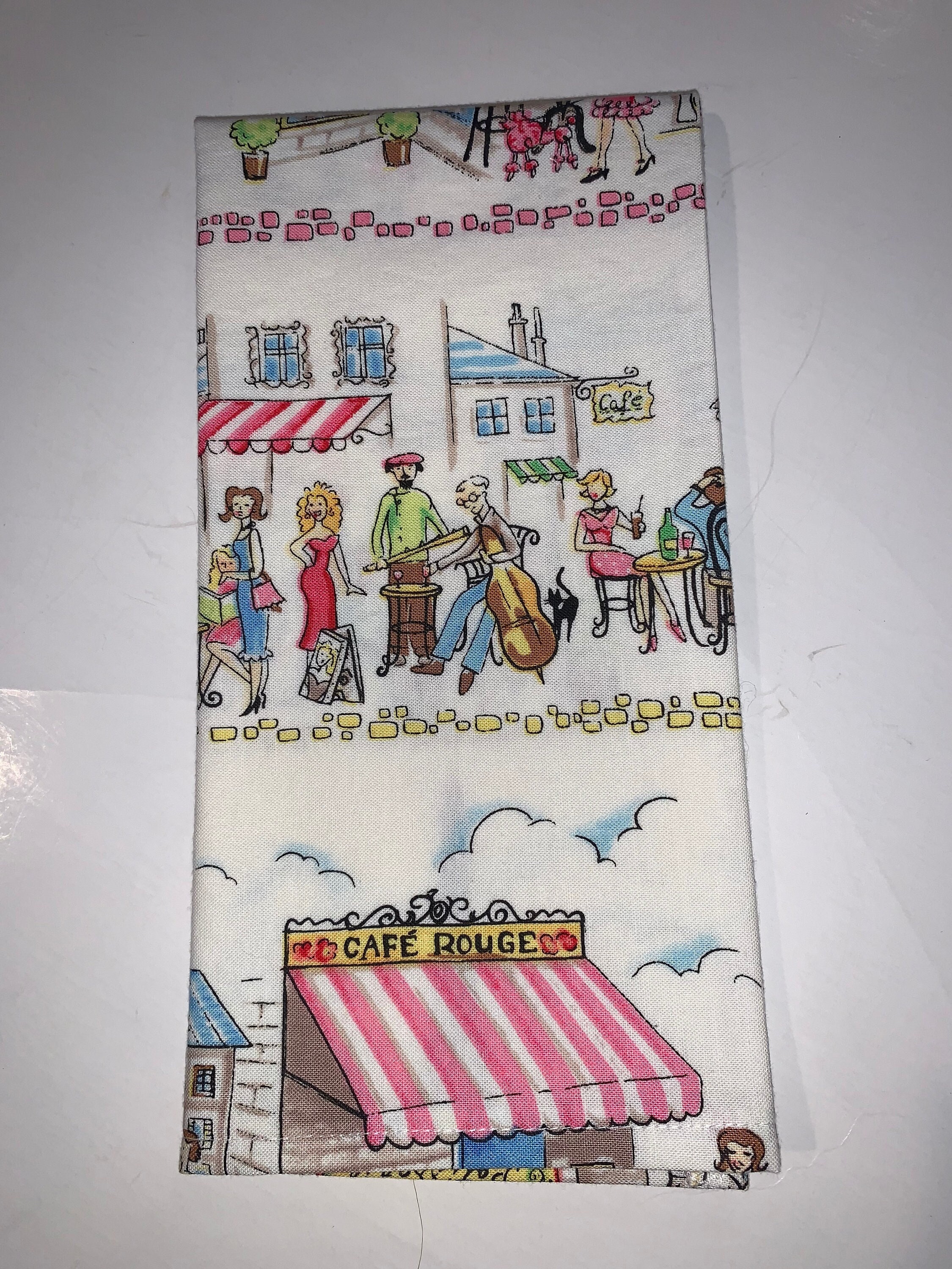 Paris Spring dinner napkin fabric napkin cloth napkin table napkin fabric dinner napkin cloth dinner napkin reusable napkin