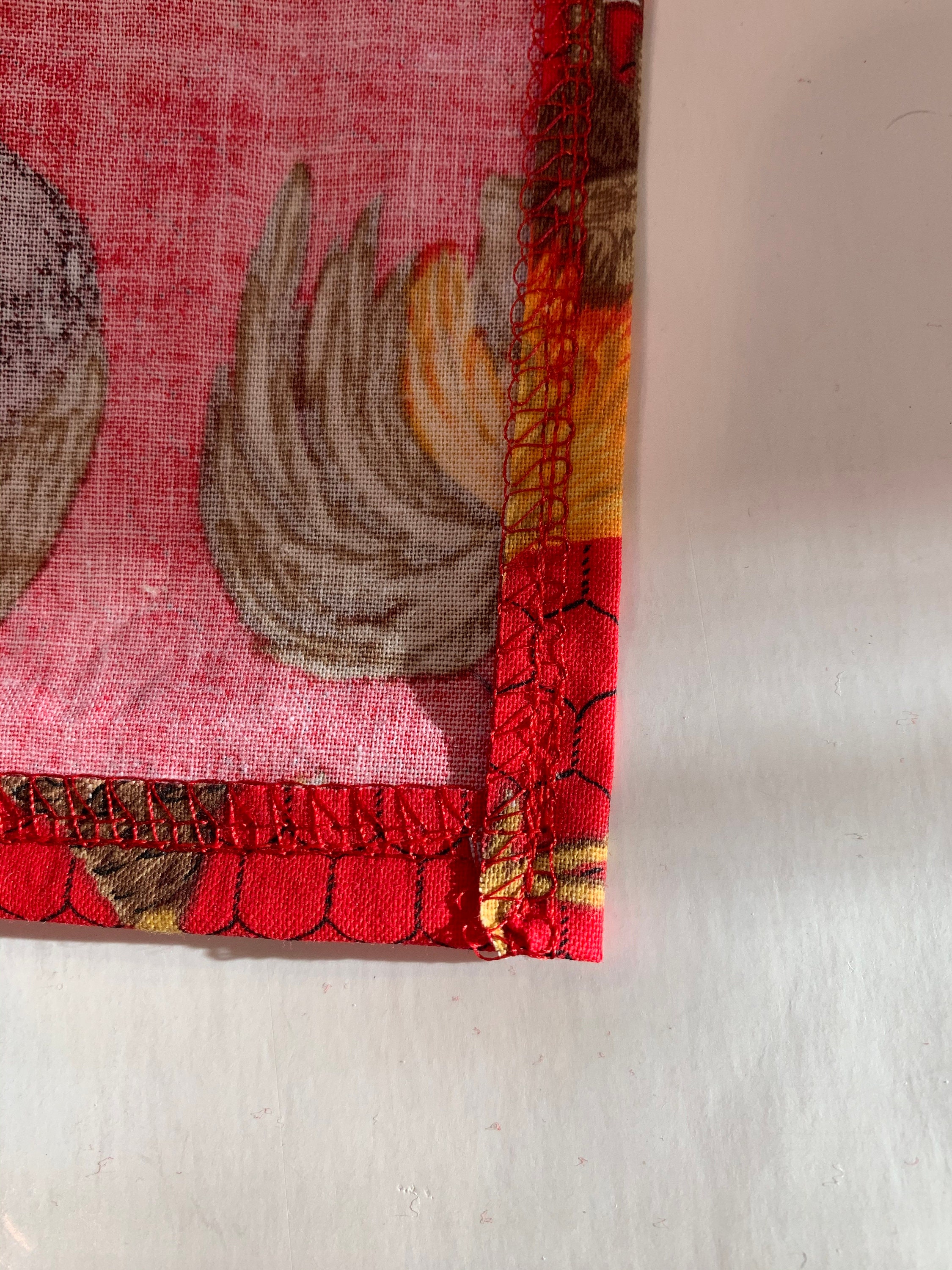 Vibrant Roosters Cloth Napkin Cloth Dinner Napkin Fabric Etsy