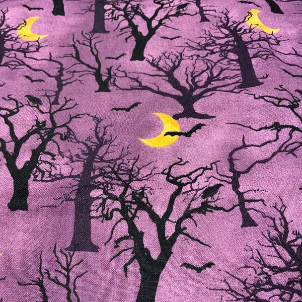 Haunted Bats Ravens 100% Cotton Handmade Dinner Napkins