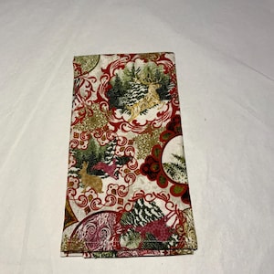 Christmas Dinner Napkins, Christmas Cloth Napkins, Napkins, Christmas Napkins, Dinner Napkins, Cotton Napkins, Table Linens, Table Napkins
