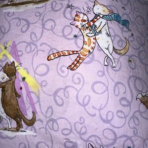 Cat Pillowcase, Handmade Pillowcases, cat Pillowcases, kittens pillowcases, vintage Pets pillowcases, cotton pillowcases, pillowcover image 2