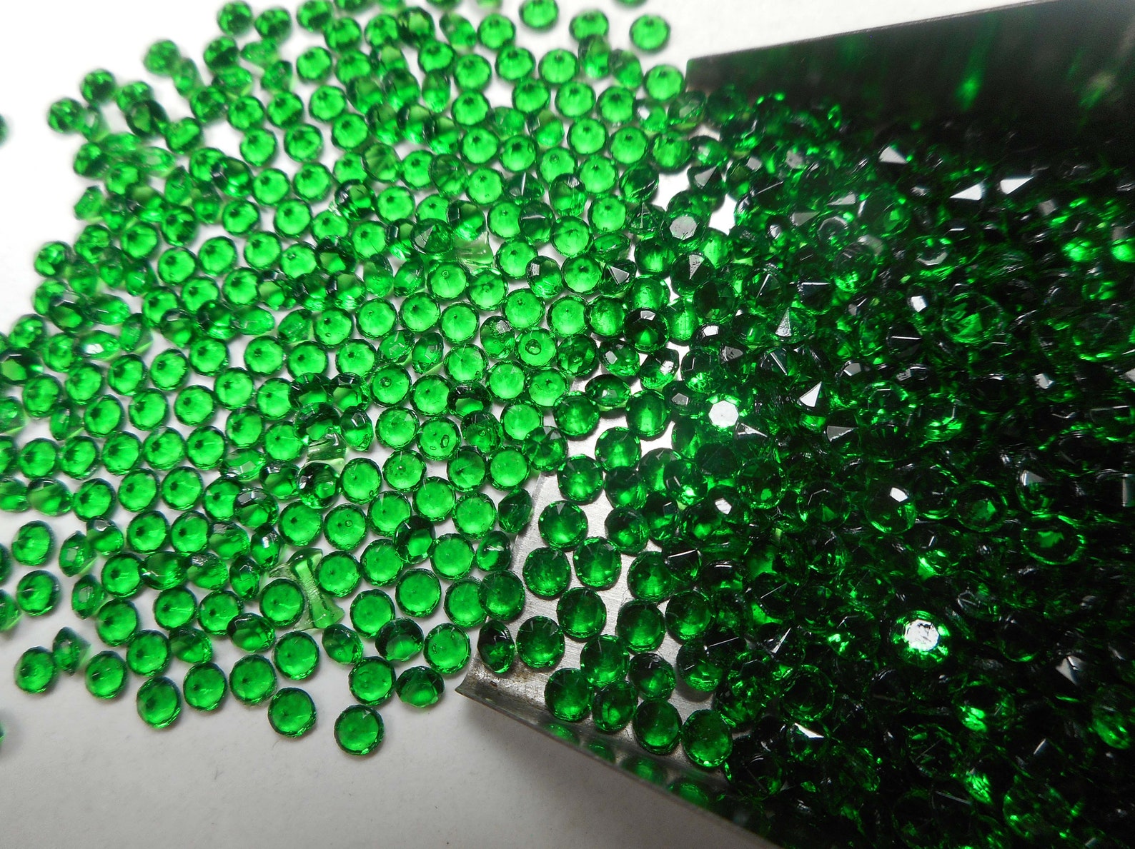 Lab created Emeralds 2.5 MM / Faceted / Nano Emerald/ Hydro Etsy