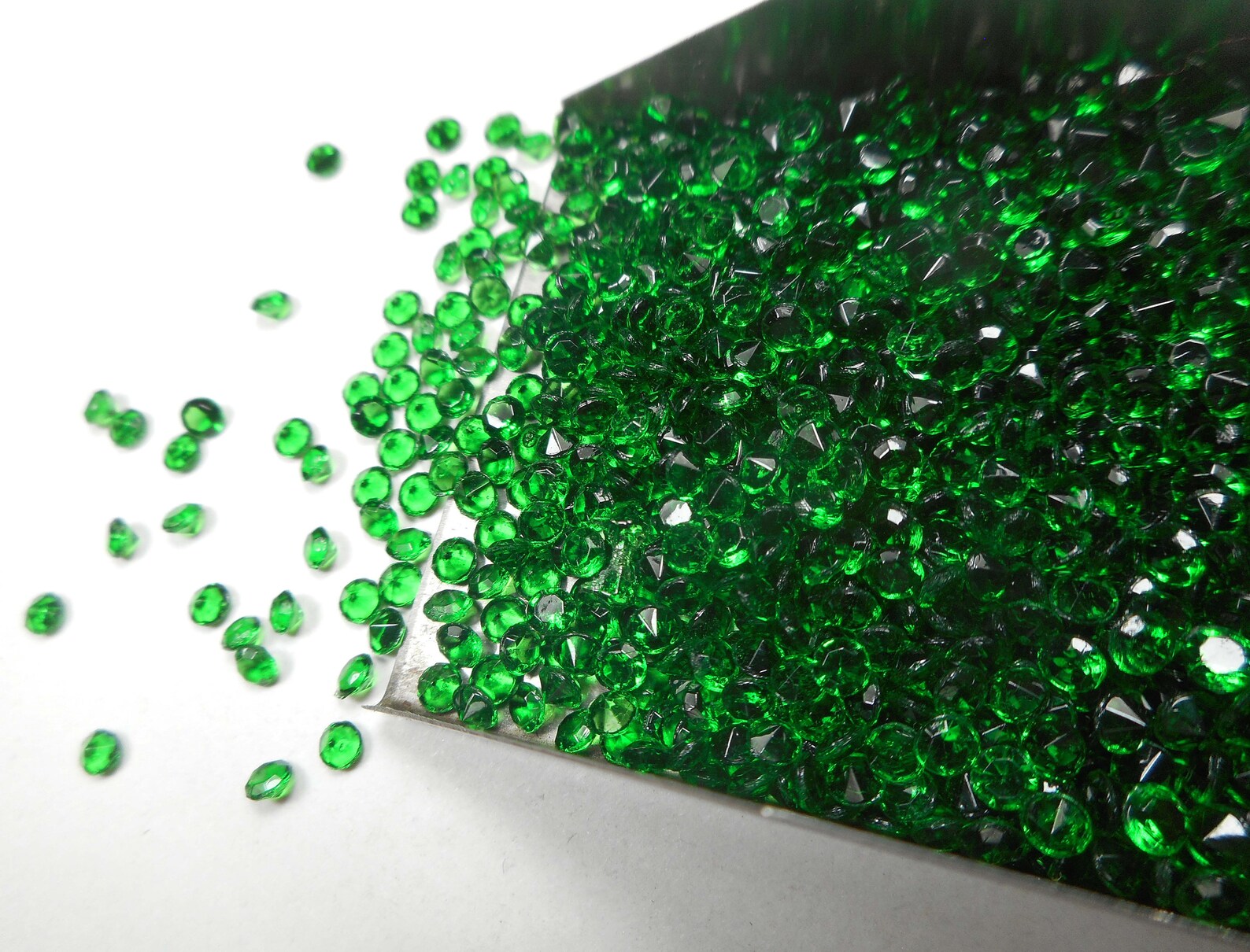 Lab created Emeralds 2.5 MM / Faceted / Nano Emerald/ Hydro Etsy
