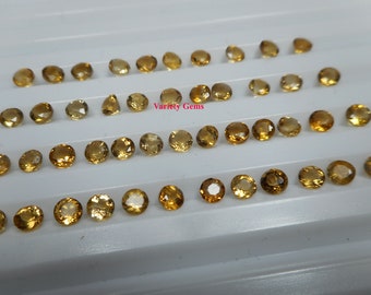 Details about   Natural Citrine Round Cut 3 mm Lot 10 Pcs Top Lustrous Calibrated Gemstones 