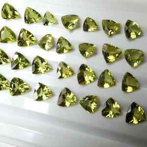 Triljoen peridot / 5 mm / oorsprong Pakistan / gefacetteerd / AAA+++ / groothandelsprijs