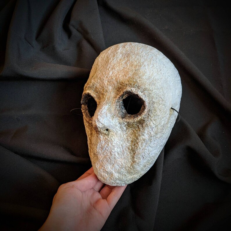 Mask papier mache 3 horror halloween Etsy Mask papier mache 3 horror halloween Etsy