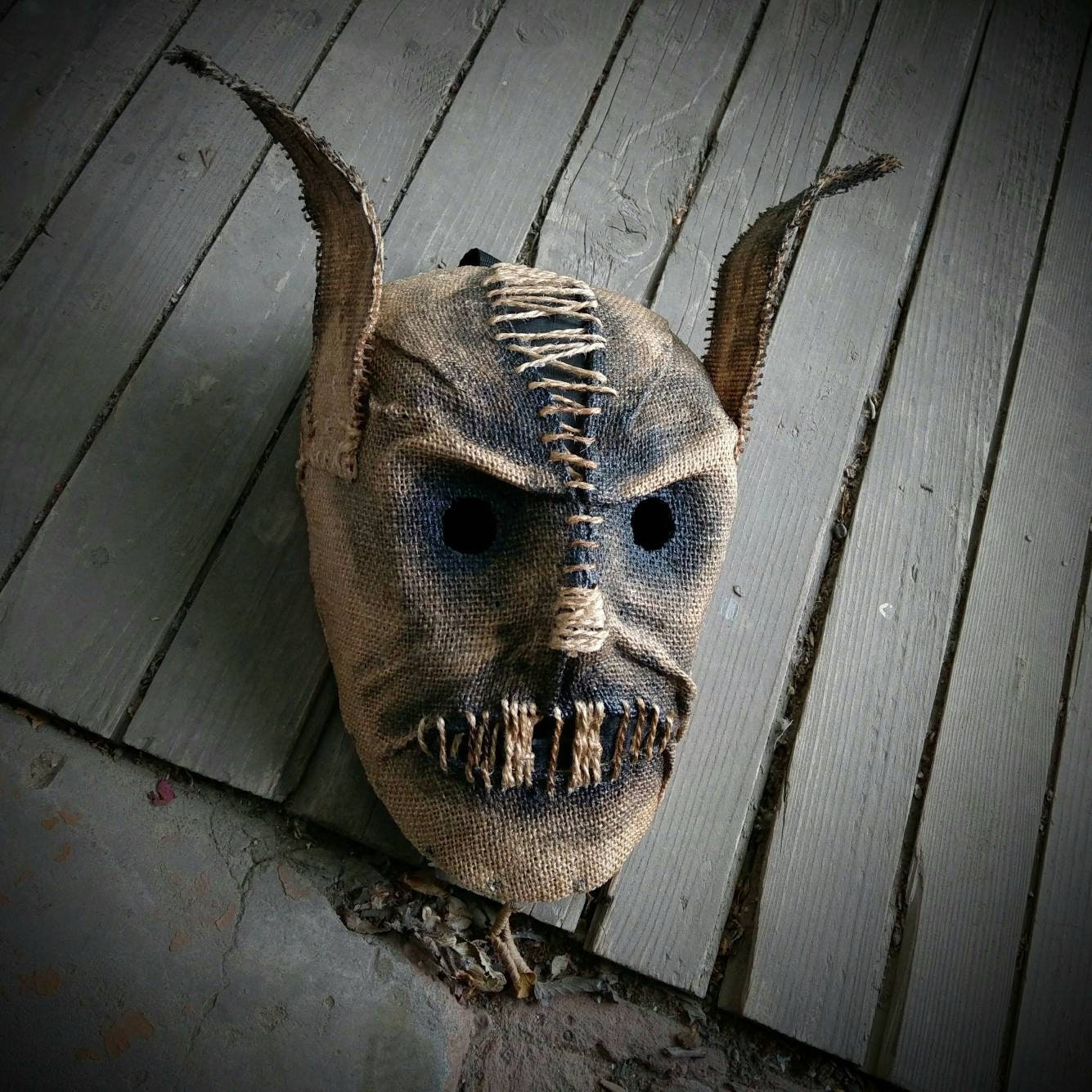 Horror Vogelscheuche Hasen Maske