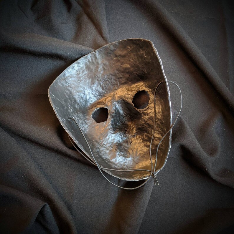 Mask papier mache 3 horror halloween Etsy Mask papier mache 3 horror halloween Etsy