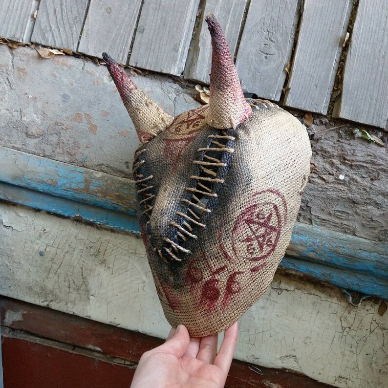 masquerade Mask Scarecrow Hell halloween free shipping horror