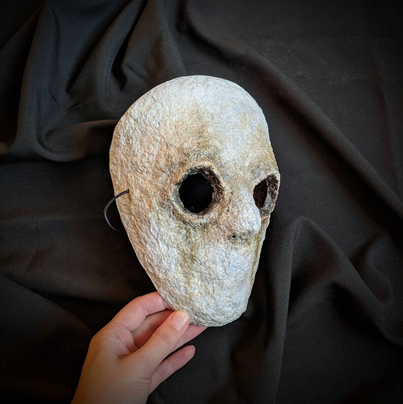 Mask papier mache 3 horror halloween Etsy Mask papier mache 3 horror halloween Etsy