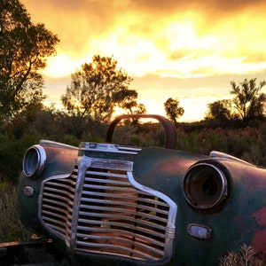 1940s Chevrolet Front End Photo Printable Download Rustic Americana