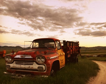 Farm Truck Afdrukbare Download Fine Art Fotografie Rustieke Americana