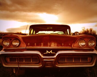 Mercury Junkyard Afdrukbare Download Rustieke Americana Fotografie