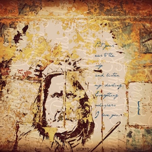 Geronimo Mural Printable Download Rustic Americana Photography