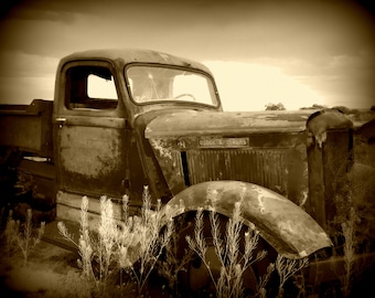 Oude Dodge Pickup Afdrukbare Download Fotografie Rustieke Americana Decor