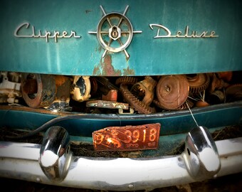 Packard Clipper Deluxe Trunk Junk Printable Downloaden Rustieke Americana Fotografie